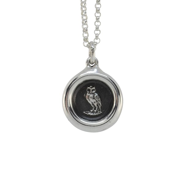 Pendentif Owl Wax Seal