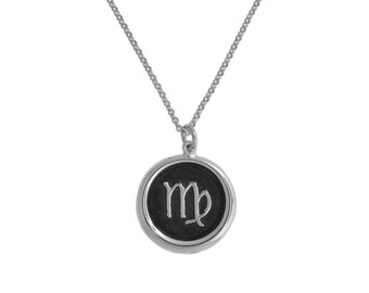 Virgo Symbol Zodiac Pendant