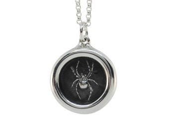 Spider Wax Seal Pendant