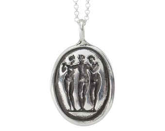 Three Graces Intaglio Pendant