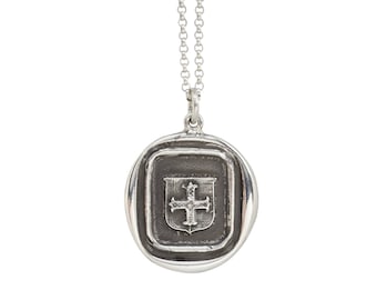 Cross Fleury Wax Seal Pendant