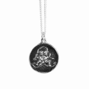 Gemini Zodiac Coin Pendant