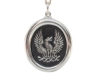 The Phoenix Wax Seal Pendant- Large