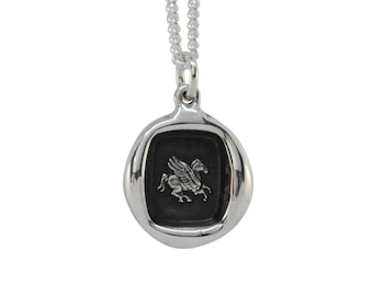 Petite Pegasus Wax Seal Pendant