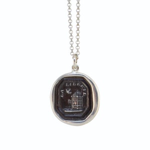 FREE BIRD- Wax Seal Pendant