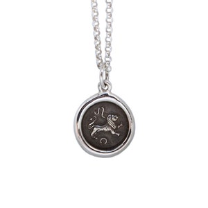 Leo Zodiac Mini Wax Seal Pendant