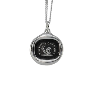 Petite Snail Wax Seal Pendant