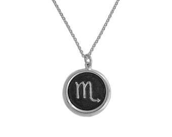 Scorpio Symbol Zodiac Pendant