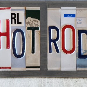 Custom License Plate Signs - Personalized