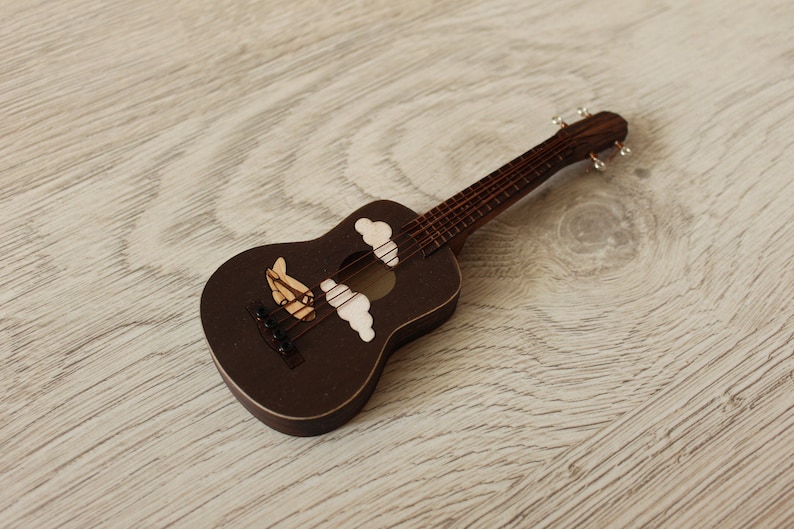 Ukulele TOY Miniature present Etsy