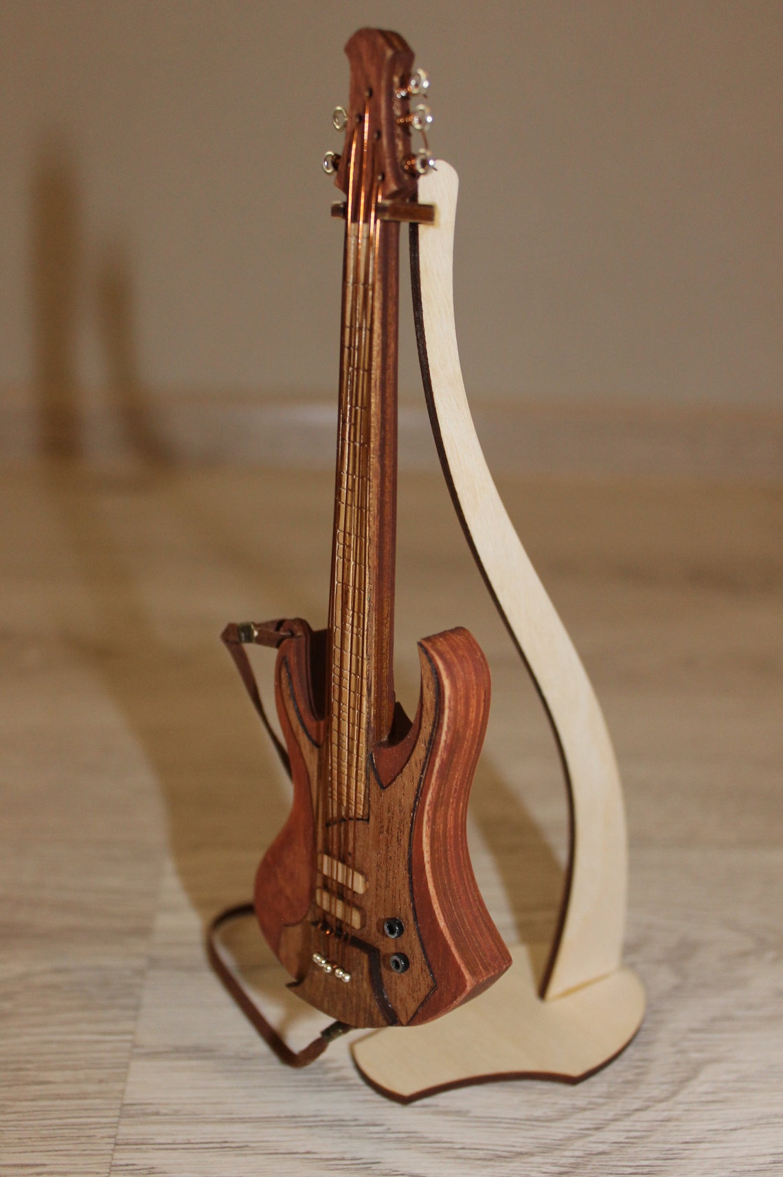Bass Guitar TOY Miniature Replica Present Etsy Canada