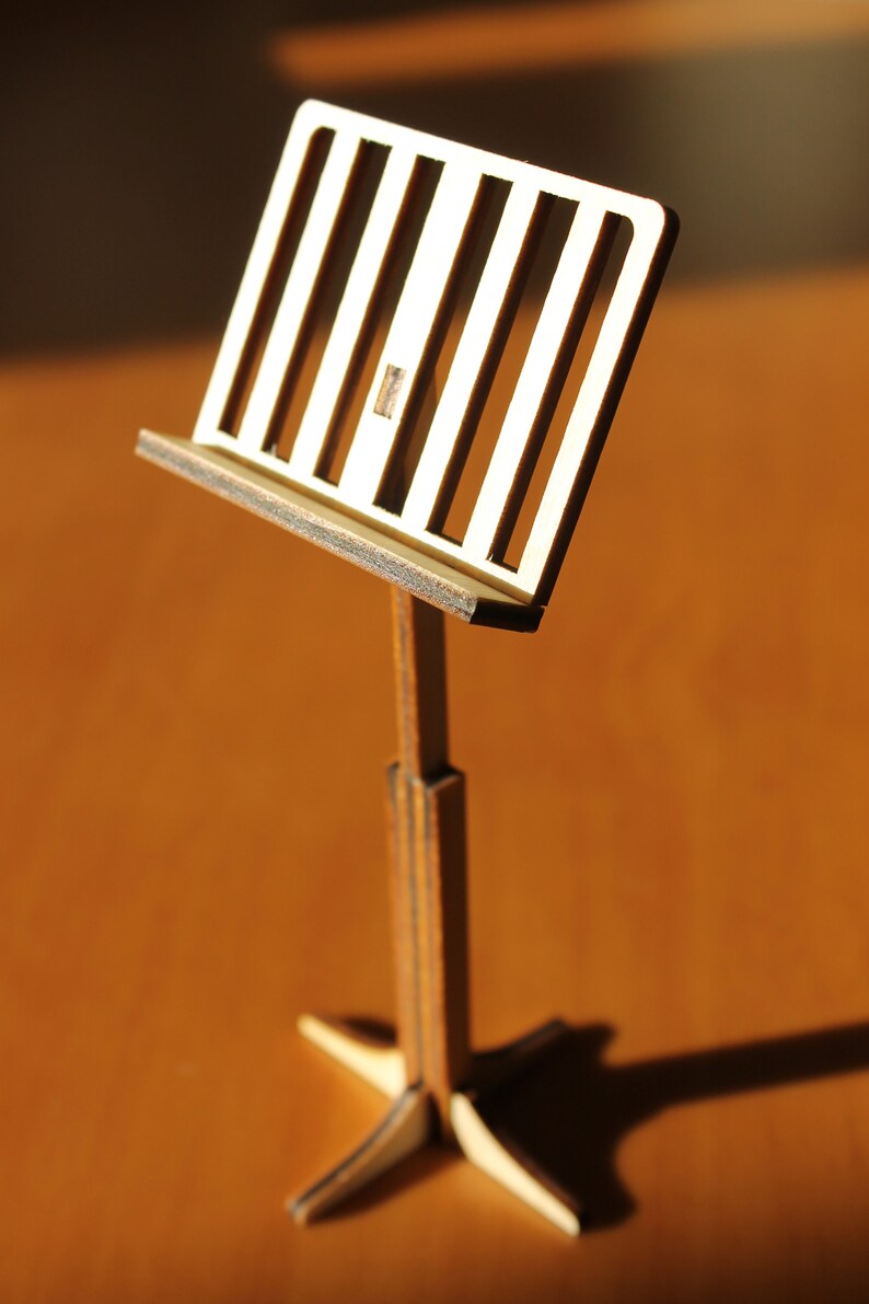 Music stand a miniature copy present miniature musical Etsy