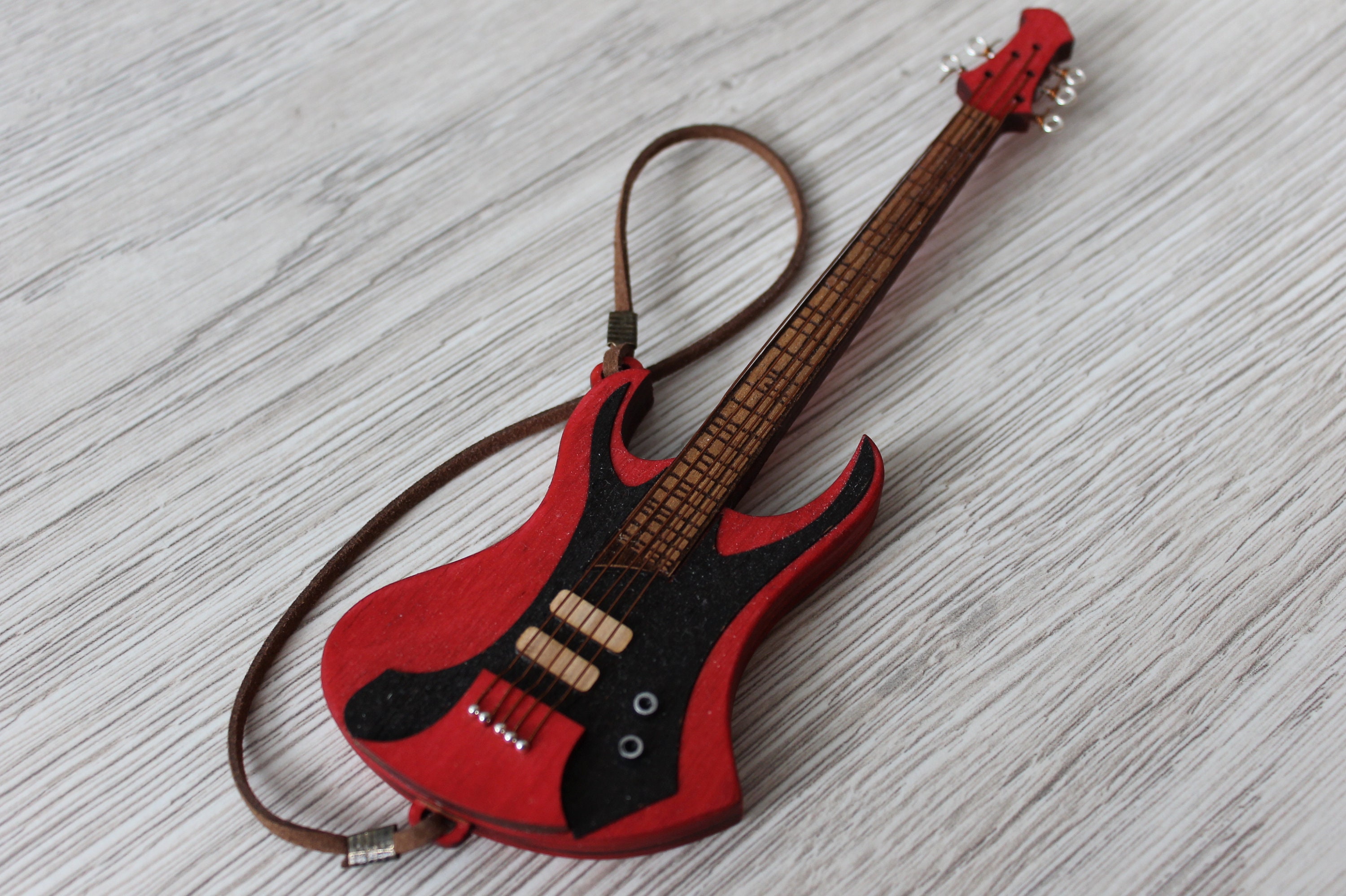 Bass Guitar TOY Miniature Replica Present Etsy