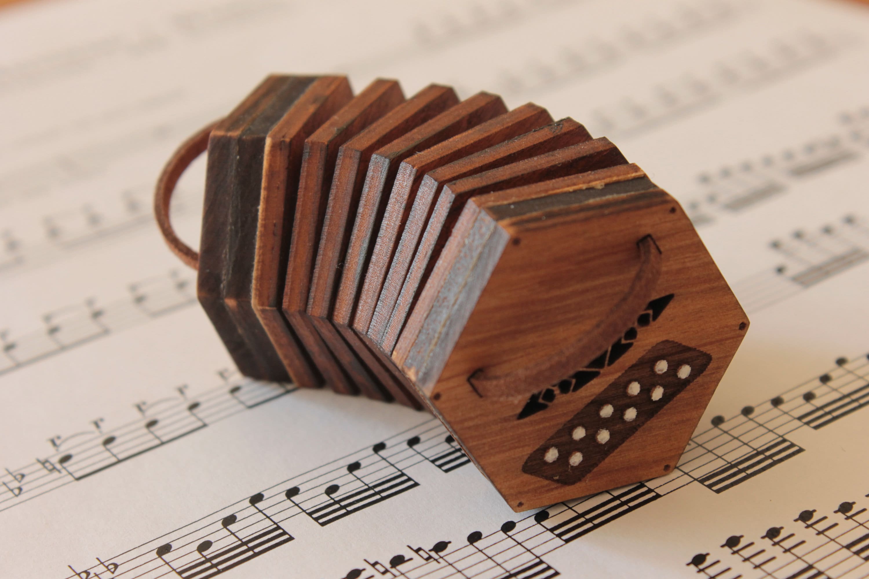 Concertina Accordion TOY Miniature Copy Present Etsy UK
