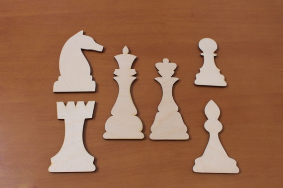 Rohlinge Fur Kreativitat Schachfiguren Etsy