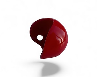 Remastered Sillycone Julie Goell | 100% Silicone Self-Attaching Red Clown Nose | No Glue No String| Handmade Performance-Quality Nose