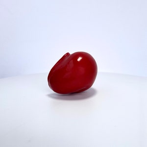 Red Clown Nose, Self-Attaching | The Albert Fratellini | Handmade Latex| Performance Quality Nose