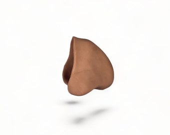 Realistic High-Bridge Prosthetic Nose in Flesh Tone