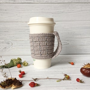 Coffee Cup Cozy, Tea Cozy, Cup Cozy,  Coffee Cup Sleeve, Tea Cup Sleeve, Coffee Cover,  Iced Coffee Cozy, Organic Coffee Cozy