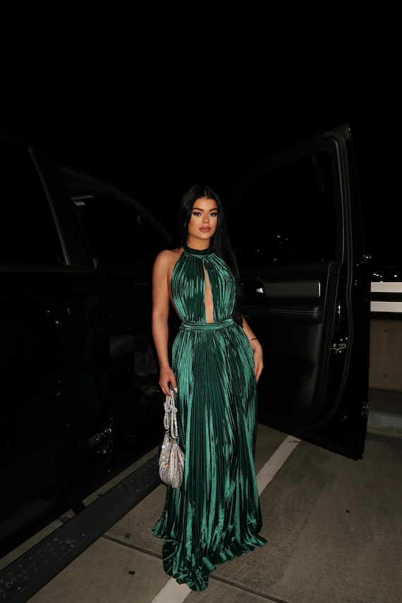 strapless open back dress On Time Pleated Trousers main image 1