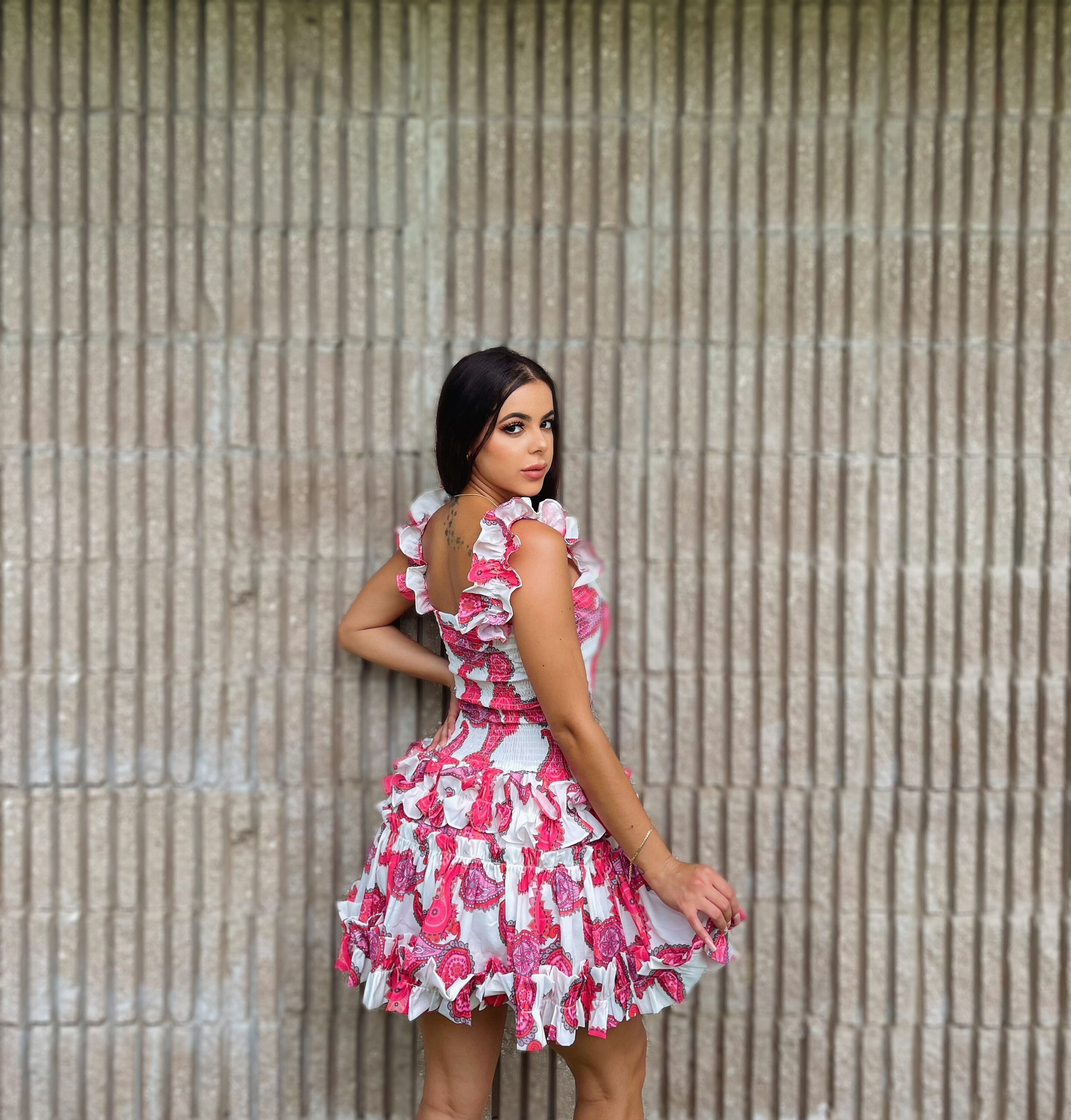 Brunch Scrunch Mini Dress