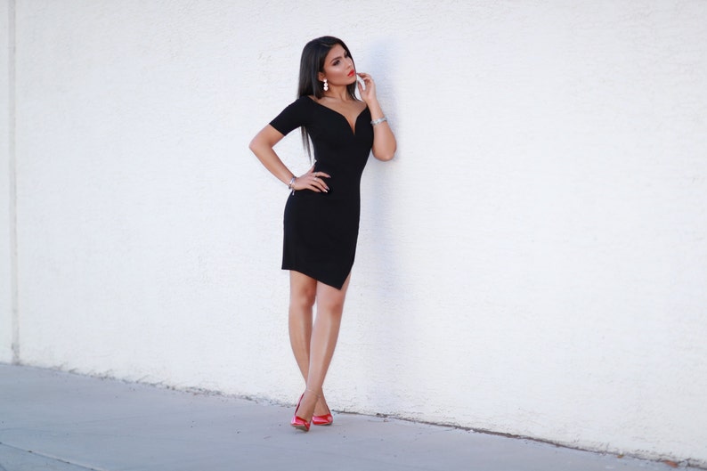 Off Shoulder Little Black Dress