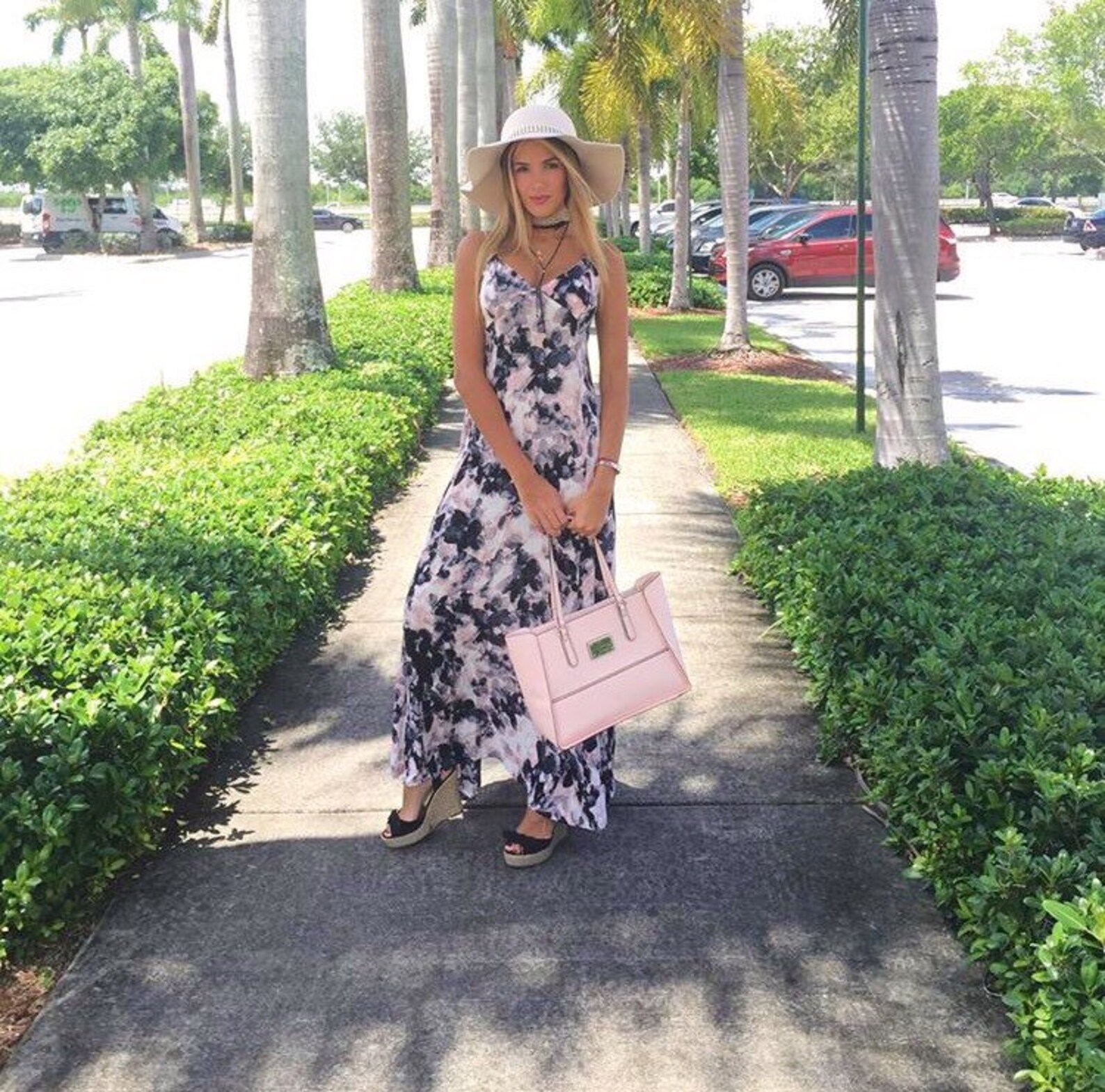 Pastel Print Maxi Dress Etsy