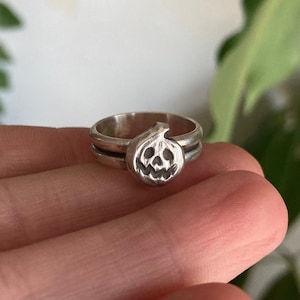 Pompoen Ring Sterling Zilver
