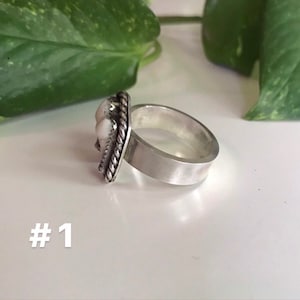 Raccoon Tooth Ring Sterling Silver image 2