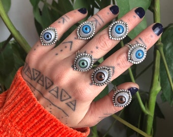 Eyeball Ring Custom Made to Order