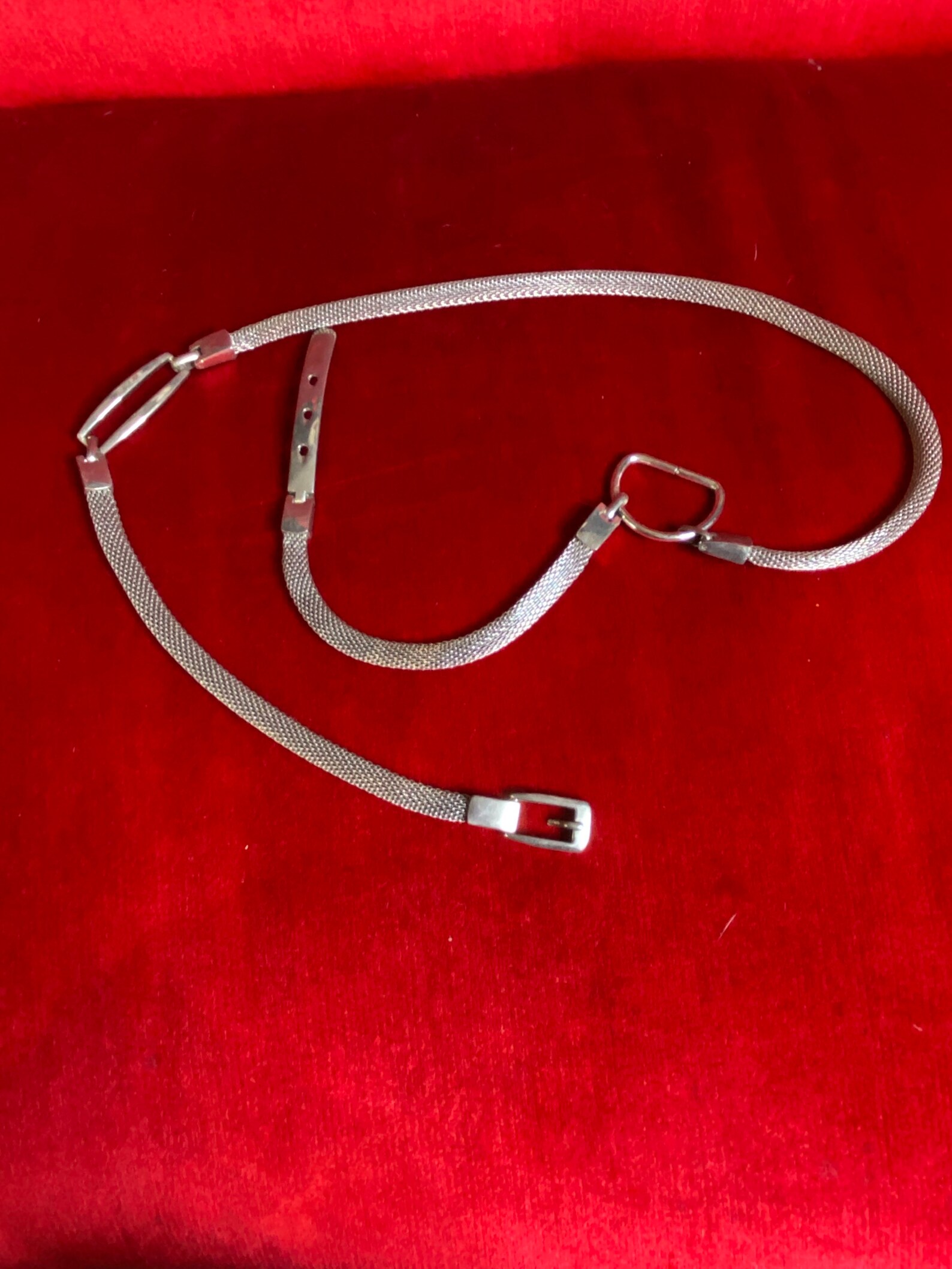 Vintage metal belt Etsy