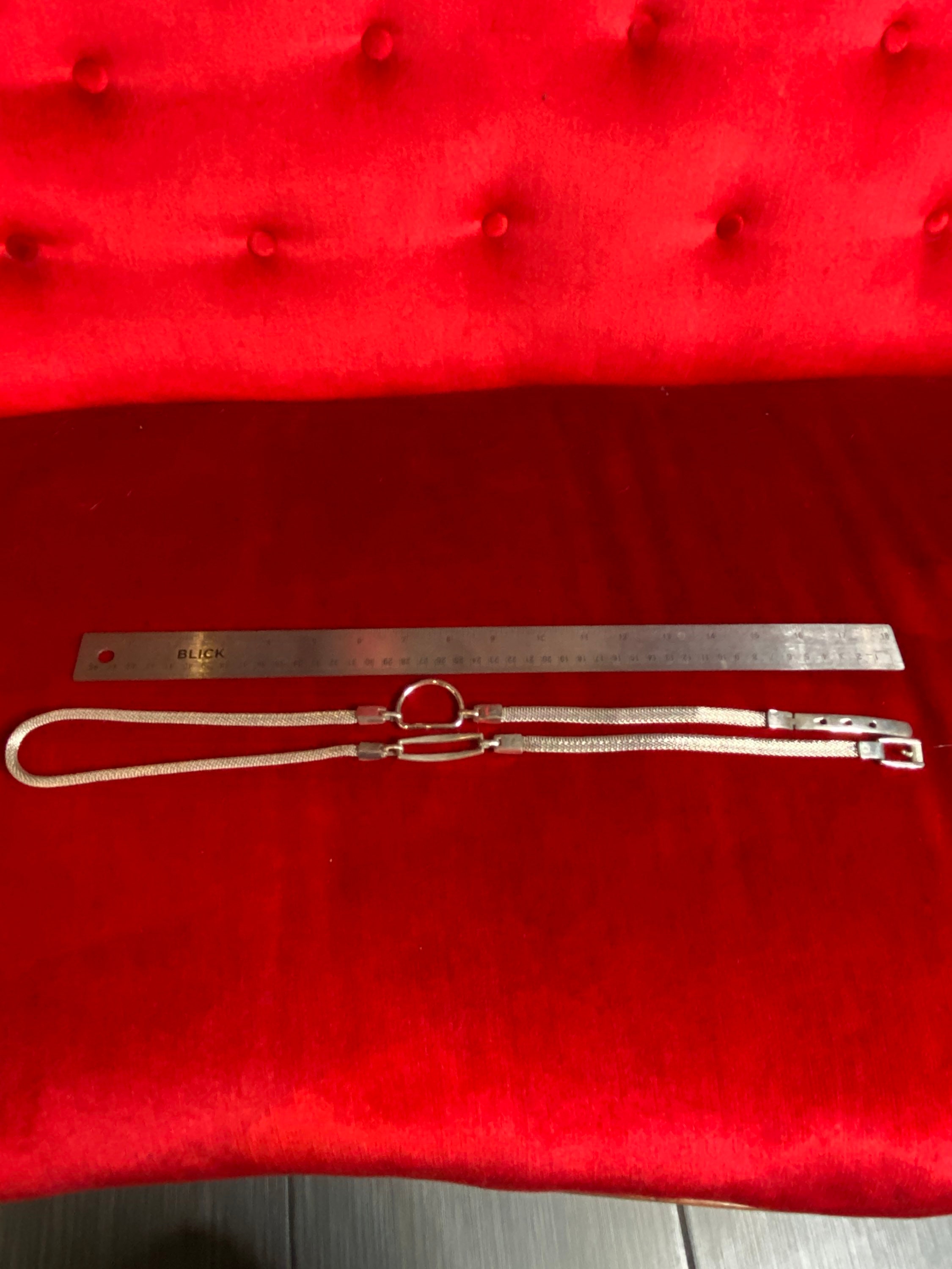 Vintage metal belt Etsy