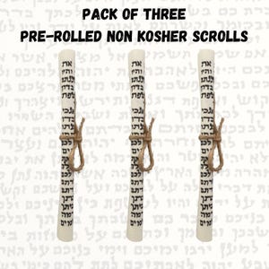 Pre-Rolled Non-Kosher Mezuzah Scrolls – Ready to Use – Multi-Pack Options