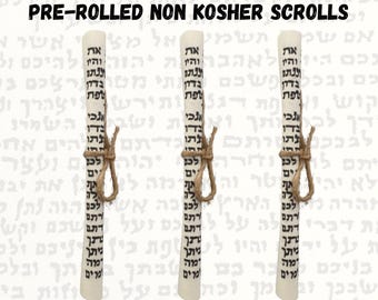 Pre-Rolled Non-Kosher Mezuzah Scrolls – Ready to Use – Multi-Pack Options