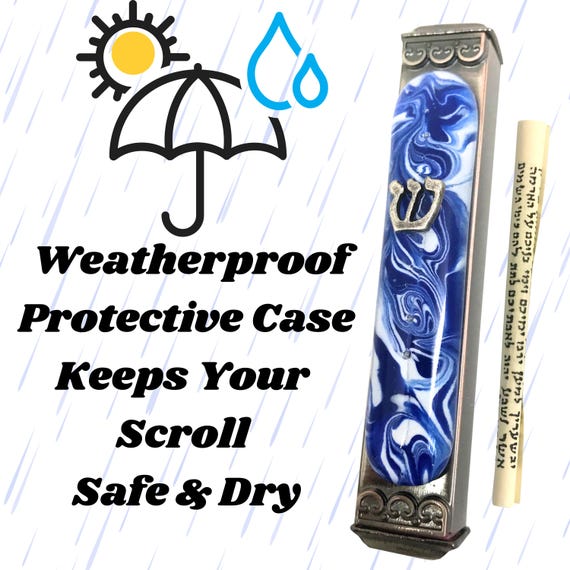 Mezuzah, Easy Mount Indoor Or Outdoor Weatherproof Jamaica