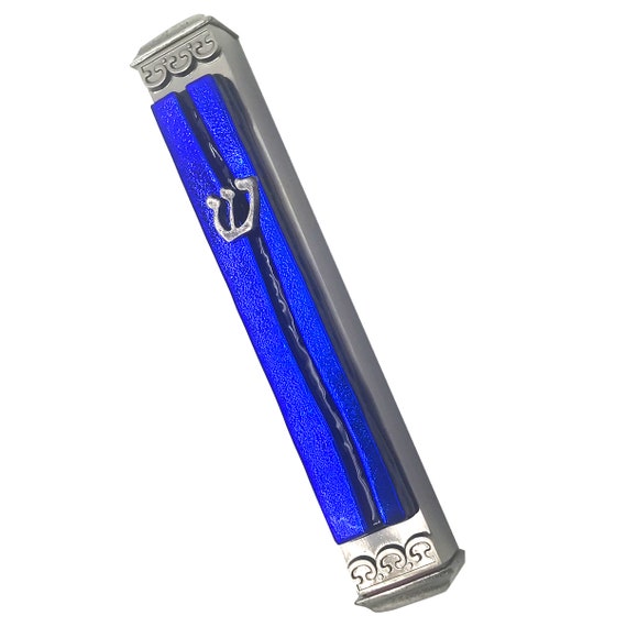 Gift Box and Non-Kosher Scroll Included Tamara Baskin Art Glass Sea Bubble Mezuzah Guaranteed for Life Hand Made in The USA