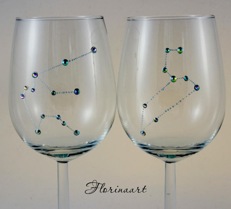 Orion Constellation Wine Glass Orion the Hunter Orion Star Etsy