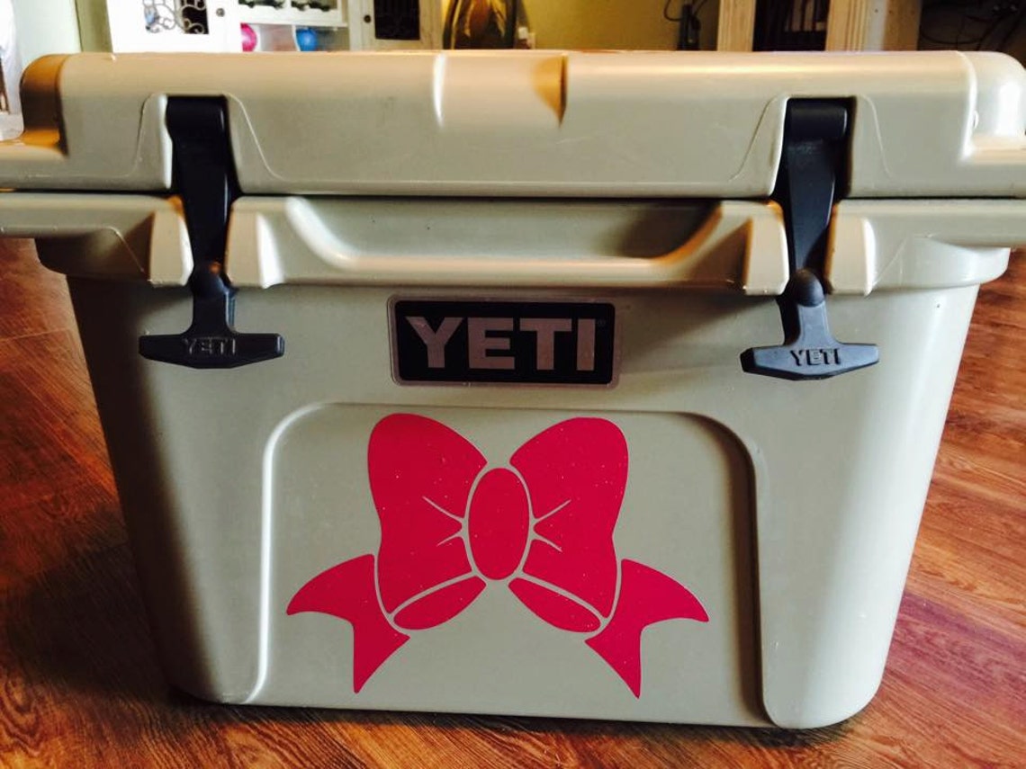 Custom Yeti Cooler Decal Monogram Decal Personalized Cooler Etsy