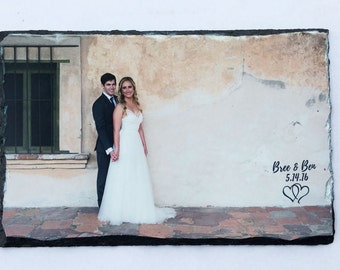 Photo Slate Gifts. Great for Wedding, Anniversary, All Occasions Photo Gift Cherished Family, Outdoor, Pet Photos & Graphic Designs.