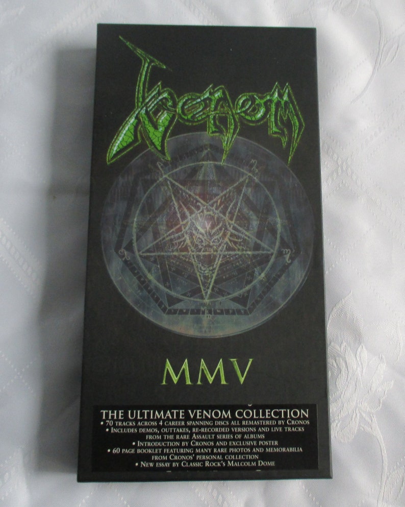 Venom MMV The Ultimate Venom Collection 4 CD box set | Etsy