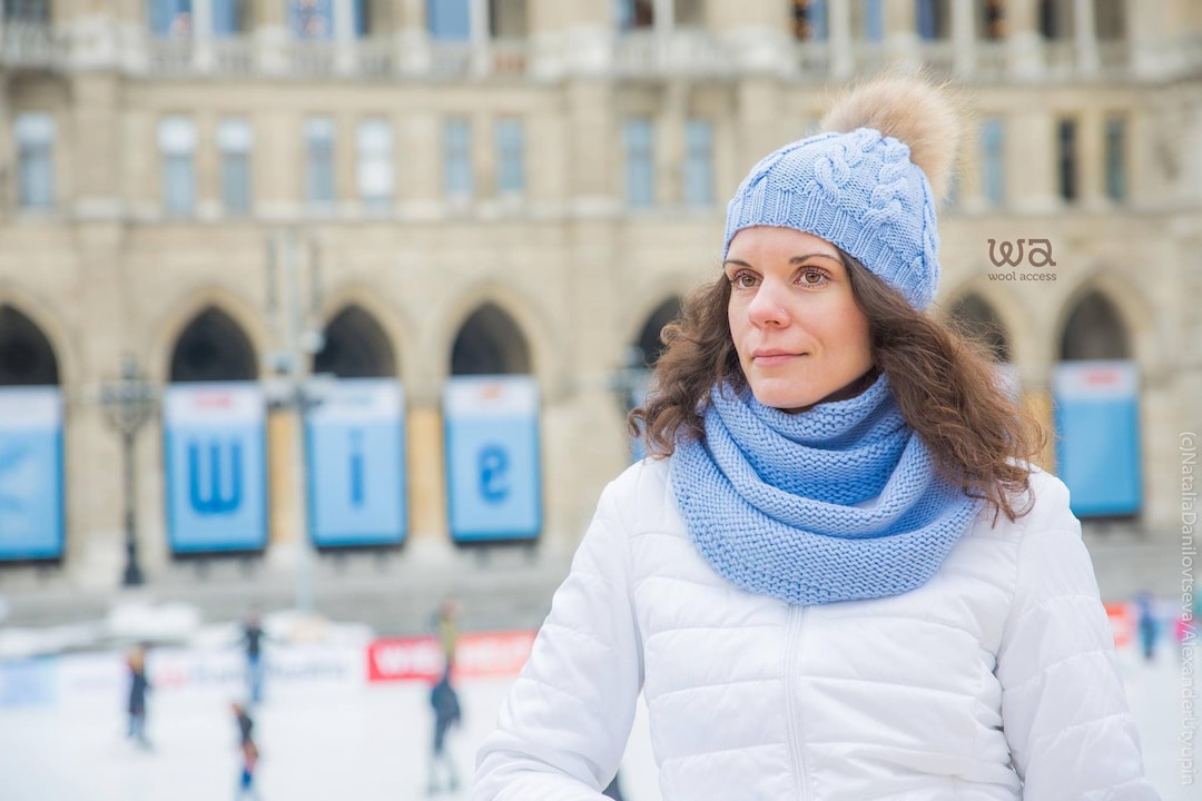 Sciarpa In Pile, Sciarpa Tubolare Unisex, A Maglia Fine, Per - Foto 4