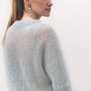 Mohair sweater, Mohair Jumper, Summer sweater, Kid mohair sweater, Chunky knit sweater, Loose knit sweater, Slouchy sweater for woman