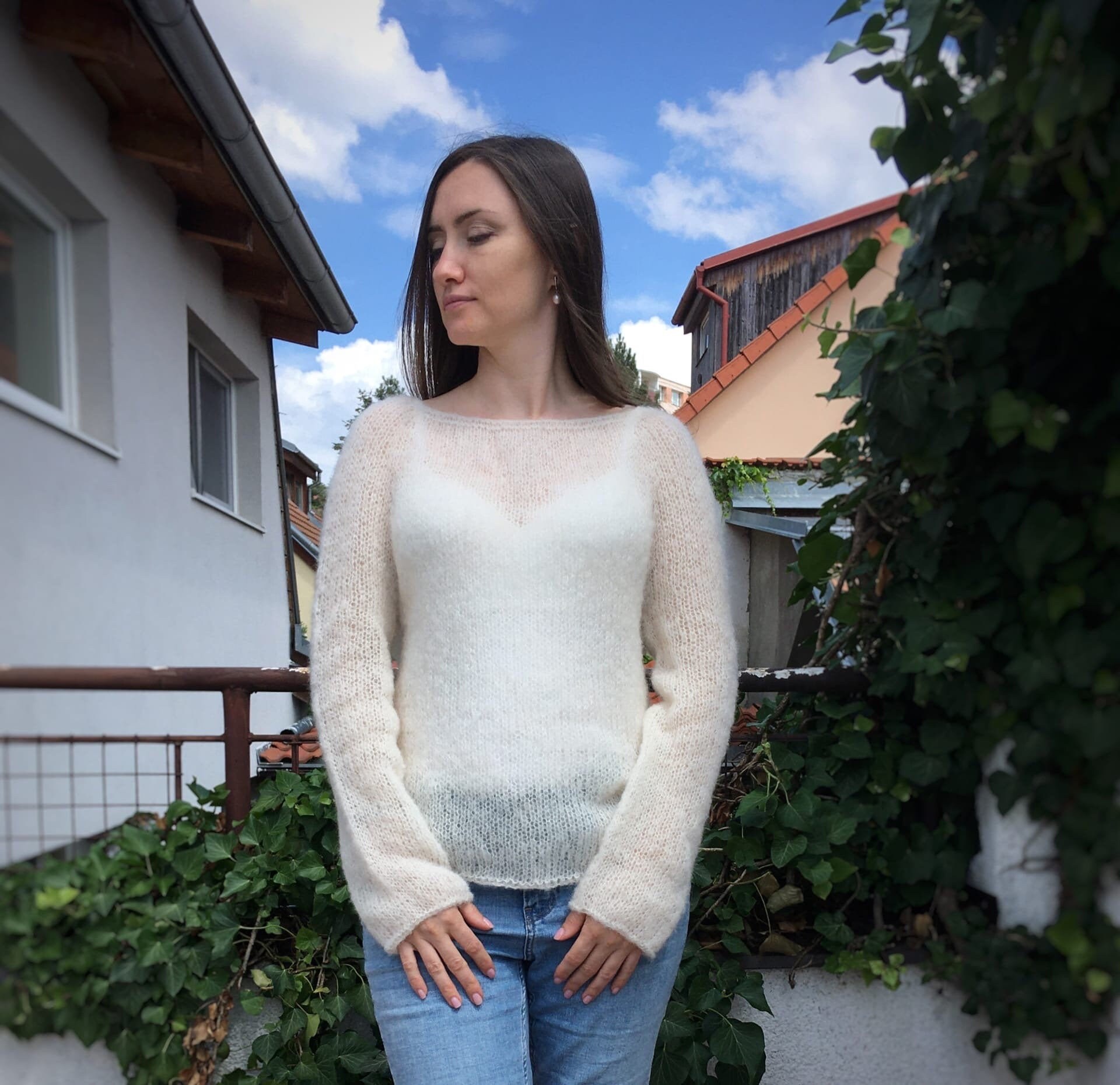 Mohair Pullover - Etsy