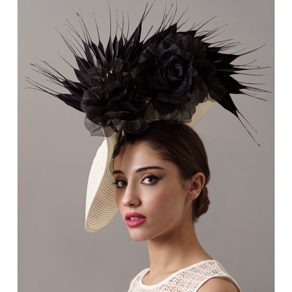 White Derby Hat - Etsy