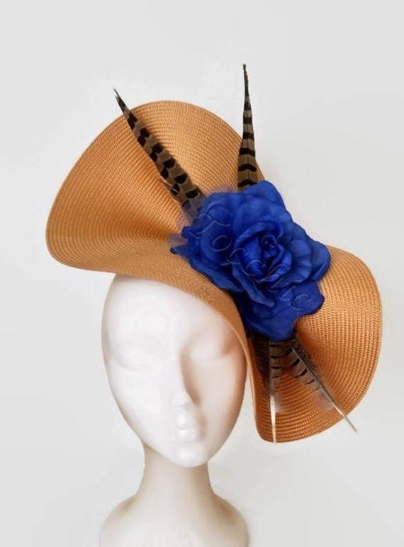 royal blue hats and fascinators