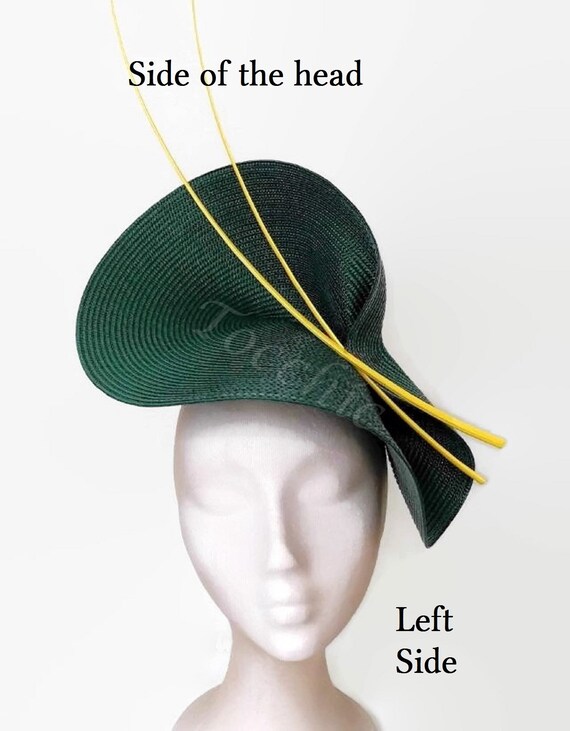 dark green derby hat