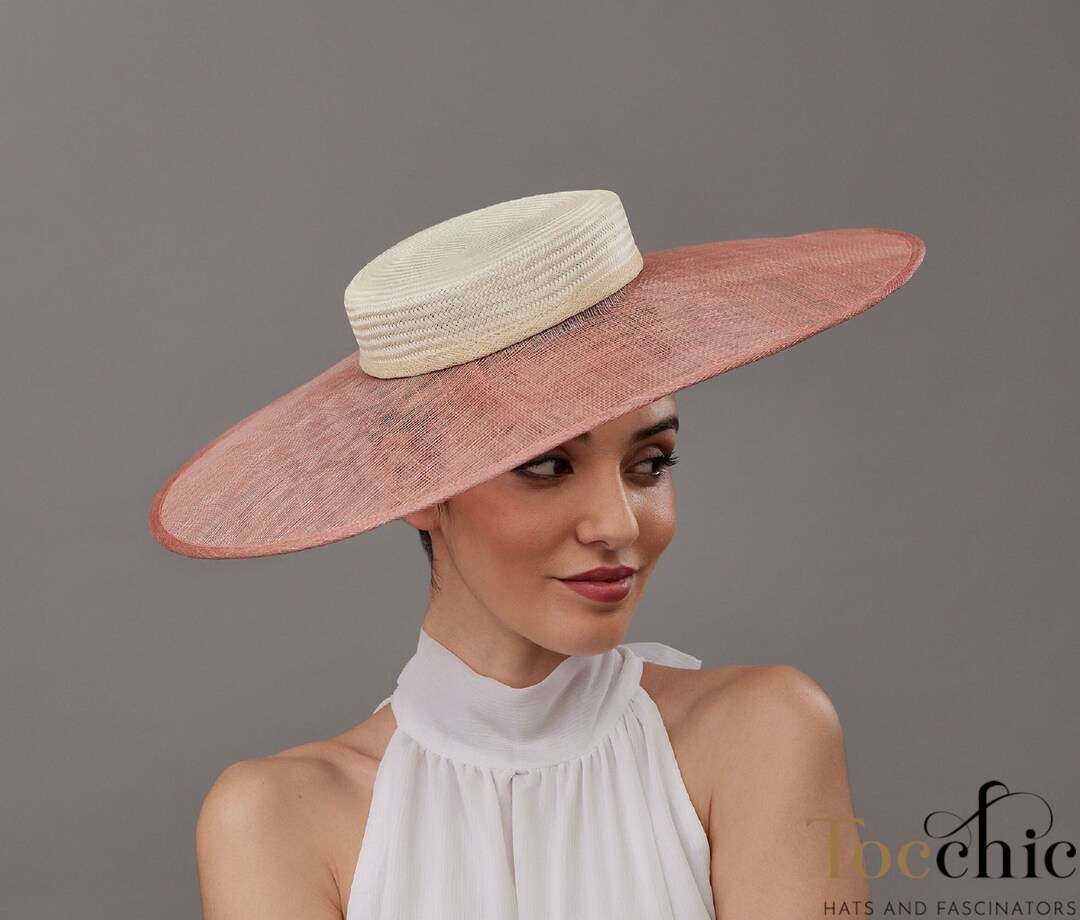 Elegant Cream-Light Pink Fedora Hat Shiloh Fedora Hat | Women main image 2