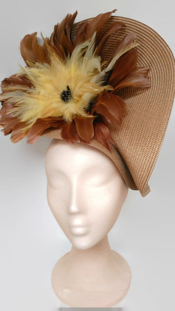 Beige Fascinator Cream Fascinator 
