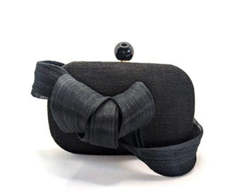 Black Wedding Bag, Small Handbag Black, Black Clutch Bag, Black