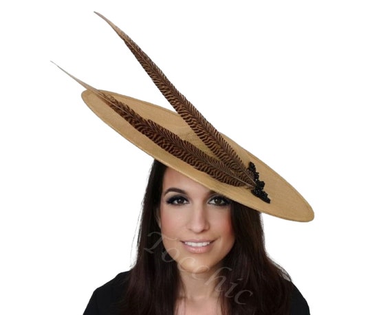 Sunhat Gold Lampshade Hatbeige Derby 